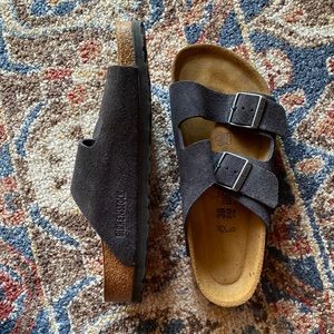 Black Suede Arizona Birkenstock